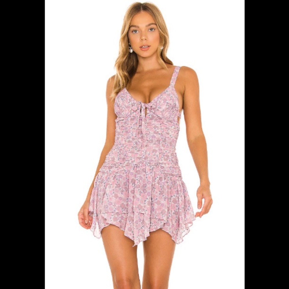 For Love & Lemons Kacey Mini Dress
